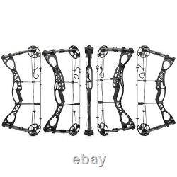 0-70lbs Adjustable Compound Bow Arrows Set Archery Hunting Shooting Adult LH RH