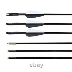 10/20/30/50/100PCS 31 Fiberglass Hunting Arrows Spine 750 Compound/Recurve Bow