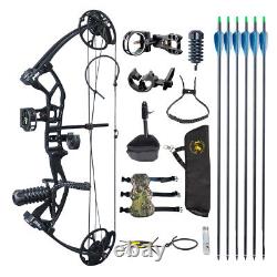 10-40lbs Adjustable Compound Bow Arrow Set Youth Archery Hunting Shooting Target