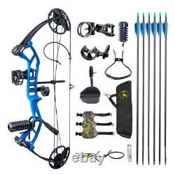 10-40lbs Adjustable Compound Bow Arrow Set Youth Archery Hunting Shooting Target