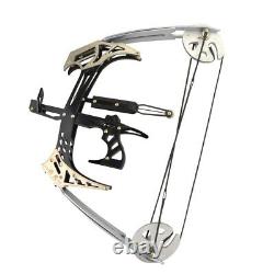14 Mini Compound Bow 25lbs Triangle Bow Set Arrows Archery Hunting Target
