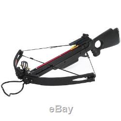 150 lb Black / Camouflage Camo Compound Hunting Crossbow Bow +2 Arrows 180 80 50
