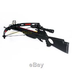 150 lb lbs Black Compound Hunting Crossbow Archery Bow +2 Arrows 180 175 80 50