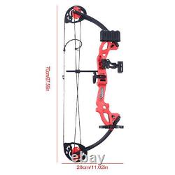 15-25lbs Pro Right Hand Bow Compound Bow Kit Archery Arrow Target Hunting Red