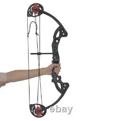 15-29LBS Youth Compound Bow Kit With4pcs Arrows Target Right Hand Practice Hunting