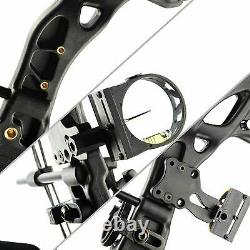 15-29lbs Pro Compound Bow Right Hand Bow Kit +10pcs Carbon Arrow Archery Hunting