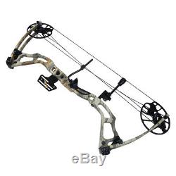 15-70 lb Black / Tree Camouflage Camo Archery Hunting Compound Bow 75 55 30 lbs