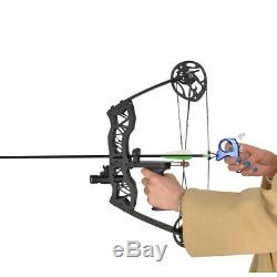 16 Mini Compound Bow Set 40lbs Hunting Bowfishing Archery Right Left Hand