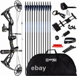 18-31 Archery Dragon X8 RTH Compound Bow Package for Adults and Teens Camo Pro