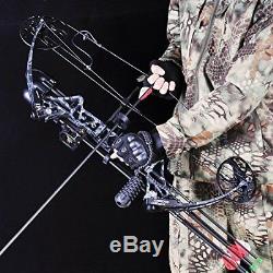 19-70 LBS Compound Bow &Arrow Archery Hunting Target Limbs Bow Whole Set 19-30