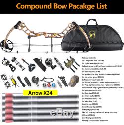 19-70lbs Archery Compound Bow Riser Takedown Hunting Sets Right Hand Target UK