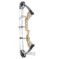 19-70lbs Archery Hunting Compound Bow Set 19-30 Draw Length up to IBO 320fps