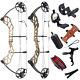 19-70lbs Compound Bow Set Adjustable Archery Hunting Adult Shooting Ibo 320fps