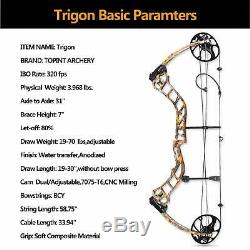19-70lbs Compound Bow Target Archery Set Ready to Shoot Hunting Full Package RH