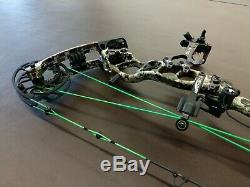 2018 Prime Logic 60# to 70# RH 25 to 30 Archery Compound Hunting Bow + Extras
