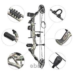 20-70LBS Compound Bow 12 Arrows Set Hunting Target Archery Practice 320fps Pro