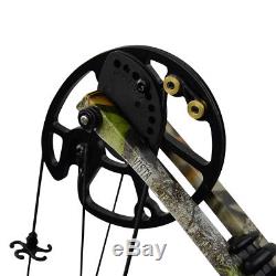 20-70 lbs Left Handed Archery Compound Hunting Bows KIT IBO 320 fps With Bow Bag