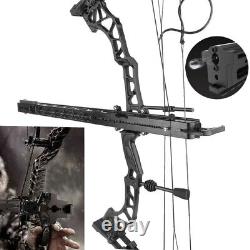 20-70lbs Hunting Archery Ball Launcher Compound Recurve Rapid Bow Shooter Steel