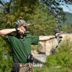 20-70lbs Pro Compound Right Hand Bow Kit Arrow Archery Target Hunting Camo Set