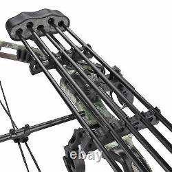 20-70lbs Pro Compound Right Hand Bow Kit Arrow Archery Target Hunting Camo Set