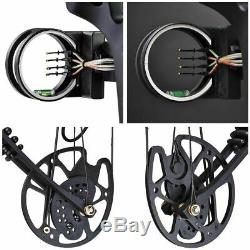 20-70lbs Pro Compound Right Hand Bow Kit Arrow Archery Target Practice Hunting