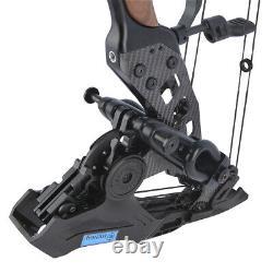 21.5lbs-60lbs Compound Bow Set Steel Ball Arrows 330fps Archery Hunting Target