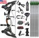 21.5lbs-60lbs Compound Bow Set Steel Ball Arrows 330fps Dual-use Archery Hunting