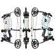 24 Mini Compound Bow 40-75lbs Steel Ball Arrows Archery Hunting Fishing Lh Rh