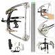 25lbs Mini Compound Bow Set Fishing Triangle Bow Right Hand Archery Hunting