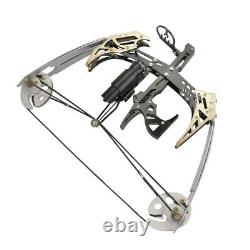25lbs Mini Compound Bow 14 Triangle Bow Set Arrows Archery Hunting Target