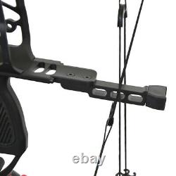30-55lbs Archery Compound Bow Dual-use Catapult Steel Ball Arrows Aluminium Hunt