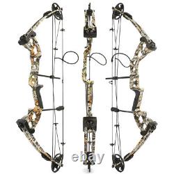 30-55lbs Compound Bow Adjustable 310fps Fishing Hunting Archery Target Shooting