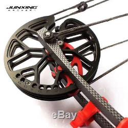 30-60LBS Archery Compound Bow Catapult Dual-use Steel Ball Hunting M109E Black