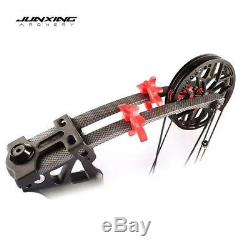 30-60LBS Archery Compound Bow Catapult Dual-use Steel Ball Hunting M109E Black