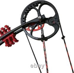 30-60Lb Steel Ball Compound Bow Hunt Bowfishing Adjustable Draw Bag Accessories