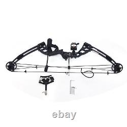 30-60lbs Pro Compound Bow Kit Right Hand Hunting Archery Target Arrow Set Black