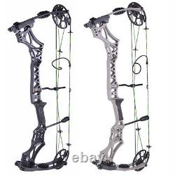 30-70lbs Compound Bow Arrows Kit 320fps Adjustable Archery Hunting Shooting