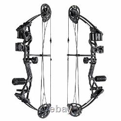 30-70lbs Compound Bow Steel Ball Dual-use Archery Arrow Hunting Fishing RH LH