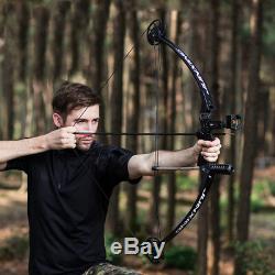 30lbs To 40lbs Outdoor Black Archery Hunting Compound Bow Right Hand Shooting