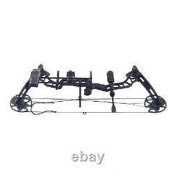 329fps Adult Compound Bow Set Archery Hunting Shooting With 12 Arrows 35-70lbs US