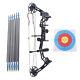 35-70lbs 329fps Adult Compound Bow Set Archery Hunting Shooting With 12 Arrows New