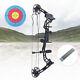 35-70lbs 329fps Adult Compound Bow Kit Archery Hunting Shooting & 12 Arrows Us