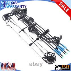 35-70Lbs Pro Compound Right Hand Bow Arrow Set Archery Arrow Target Hunting Kit