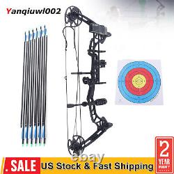 35-70lbs Archery Arrow Target Hunting Set Pro Compound Right Hand Bow Arrow Kit