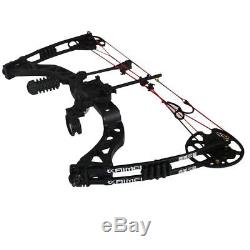 35-70lbs Archery Hunting Compound Bow Set Right Hand 16-30 Let-off 80% 329fps