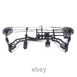 35-70lbs Compound Bow Arrow Archery Hunting Target Shooting BLACK Right Hand N