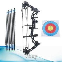 35-70lbs Pro Compound Right Hand Bow Kit Arrow Archery Target Practice Hunting