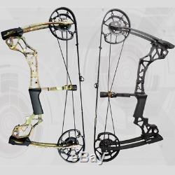 40-60LBS Archery Compound Bow Hunting Fishing Catapult Steel Ball Dual-use Sport