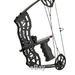 40lbs Mini Compound Bow Arrow Set 16'' Archery Right Left Hand Hunt Laser Sight