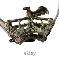 50# Triangle Compound Bow Archery Camo Right & Left Hunting Bow Case Kit Gift